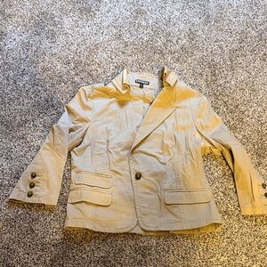 Cute Express Khaki Blazer 12